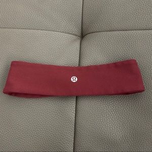Maroon/Dark Red Lululemon Headband Like New